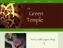 Tablet Screenshot of greentemple.net